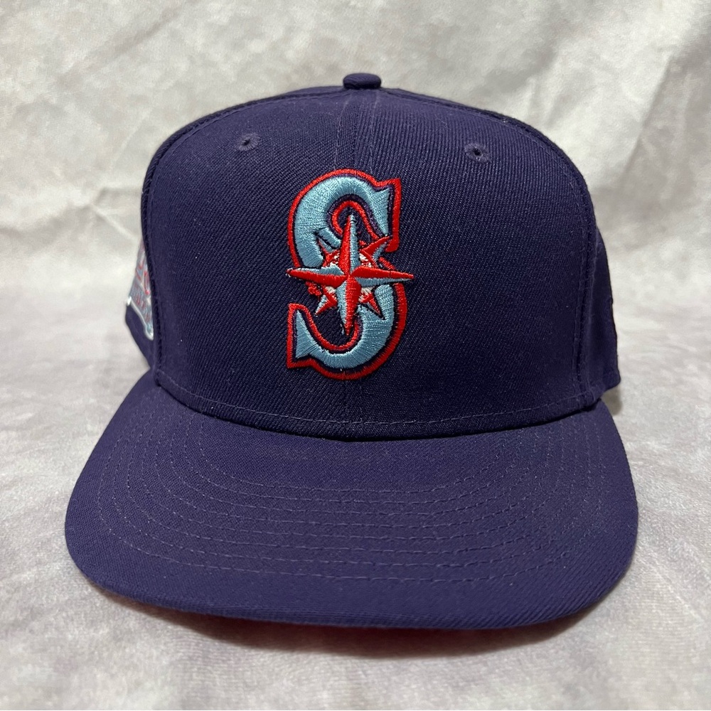 New Era 59Fifty Seattle Mariners Hat Club Fitted Female Collection 7 3/8